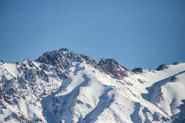 Fototapeta na wymiar snow mountains