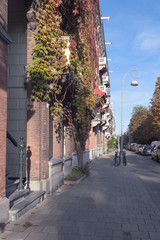 sidewalk in Amsterdam