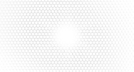 White hexagonal geometric abstract background. 3d illustration, 3d rendering.