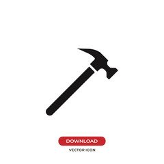 Hammer icon vector