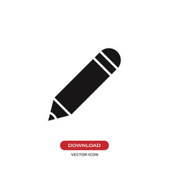 Pencil icon vector