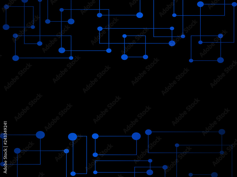Poster abstract modern technology circuit system background