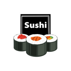 vector sushi logo