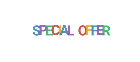Special Offer word concept