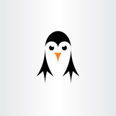 little penguin symbol logo element sign vector