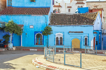 Street views in Chefchaouen, Marocco