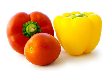 Bell Peppers and Tomatoes