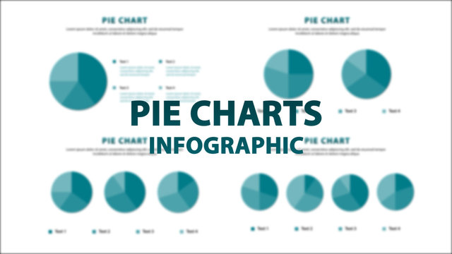Modern Pie Chart Infographics