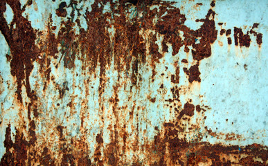 Grungy rusted metal surface.