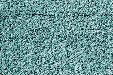 Old towel texture in cyan tone.