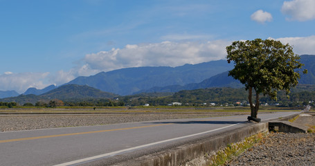 Chishang rice meadow field