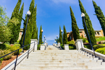 Grand Staircase, Communications Hill, San Jose, California