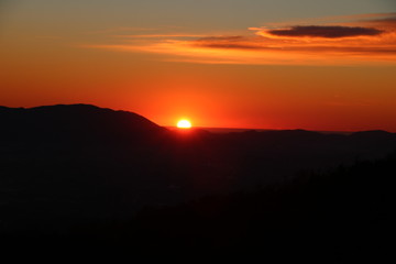 Fototapeta na wymiar Tuscany Sunset