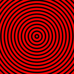 Red black circles focus target style - concept pattern colorful design structure decoration abstract geometric background illustration fashion look backdrop wallpaper abstract decoration graphic