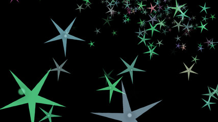 Background of multi-colored stars. Abstract background pattern.