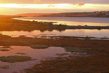 Fleet Basin at sunset