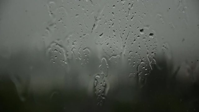 Sadness at the window. The word of sad arises outside the window 28
