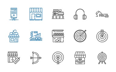 center icons set