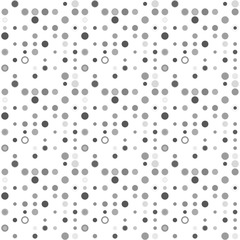 Seamless abstract pattern background with a variety of colored circles.