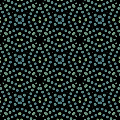 Seamless abstract pattern background with a variety of colored circles.