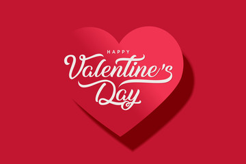 Fototapeta na wymiar Valentine’s Day. Vector illustration concept for background, greeting card, website and mobile website banner, social media banner, marketing material.