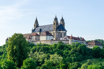 Fototapeta na wymiar Comburg Großcomburg monastery at Schwäbisch Hall, Baden-Wurttemberg Germany