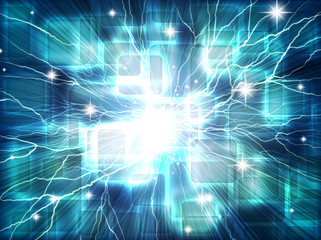 Abstract background with transparent squares.