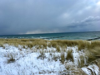 Dünen im Winter