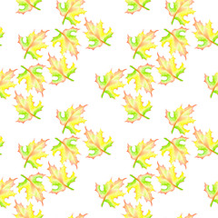 maple leaves pattern