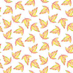 red maple leaves pattern