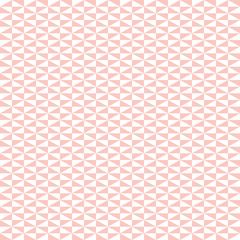 Geometric pattern with pink triangles. Geometric modern ornament. Seamless abstract background
