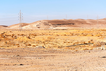 Desert of Shobak in Jordan