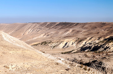 Desert of Shobak in Jordan
