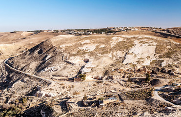 Desert of Shobak in Jordan