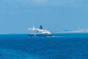 Fototapeta na wymiar Fähre Ferry Nordsee North Sea