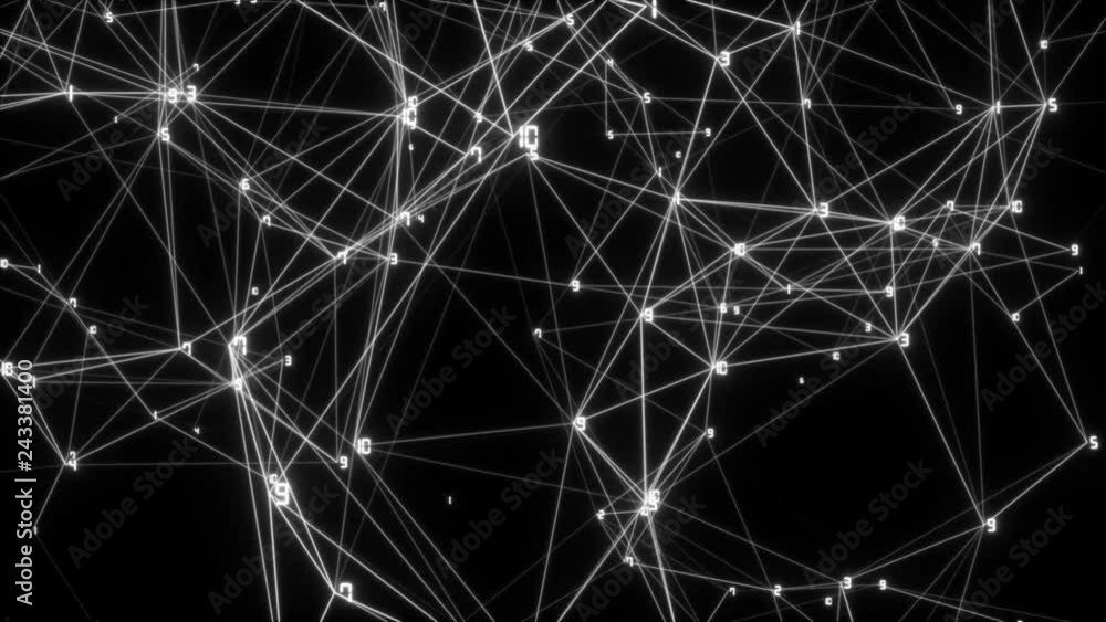 Poster mathematical web.3d rendered abstract plexus shapes. connection and web concept. digital, communicat