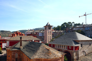 Christian Orthodox Monastery Iveron, Holy Mount Athos, Greece