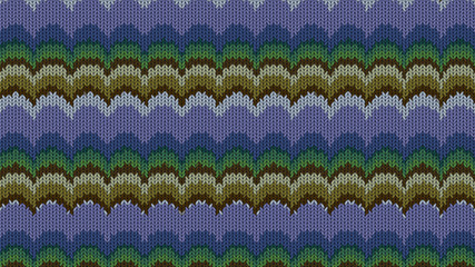 Background with a knitted texture, imitation of wool. Multicolored diverse lines.