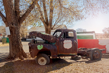 old rusty truck