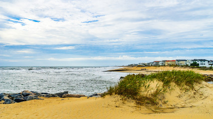 Virginia Beach Boardwalk, Virginia Beach US - September 12, 2017 Grommet Island Park.