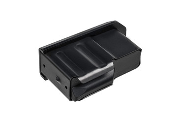 rifle magazine isolated on white