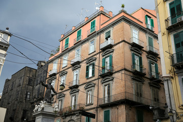 Fototapeta na wymiar Building in Naples, Italy