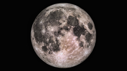 The beauty of the universe: Wonderful super detailed full Moon