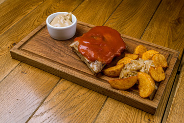 Barbecue pork ribs