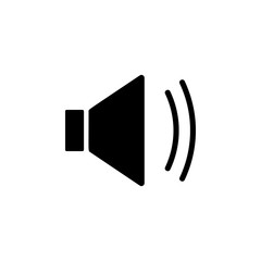 loud speaker icon. Simple glyph vector of universal set icons for UI and UX, website or mobile application