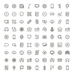 Communication flat icon