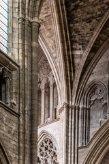 Low angle view of cathedral in city