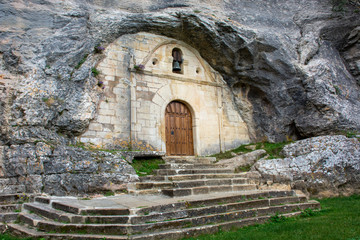 Fototapeta na wymiar Church inside a rock