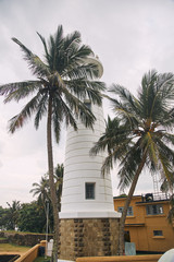 Fototapeta premium Sri Lanka. Galle. The Fort Galle. The lighthouse