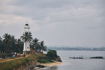 Fototapeta na wymiar Sri Lanka. Galle. The Fort Galle. The lighthouse